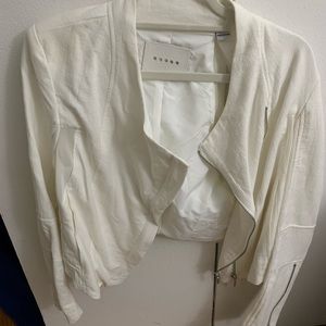 Blank NYC white motto jacket